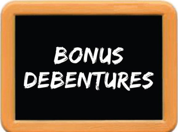 bonus debentures