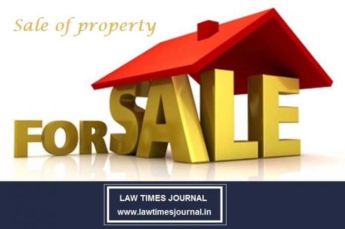 Sale of Property
