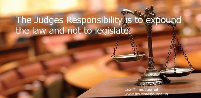 judges responsibility