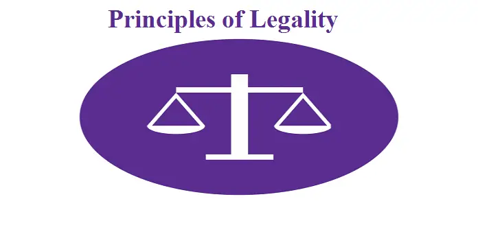 legality principle