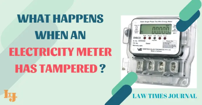Electricity theft or tampering