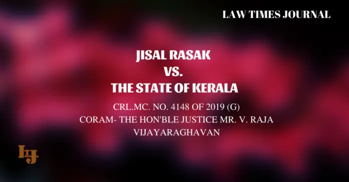 Jisal Rasak vs The State of Kerala