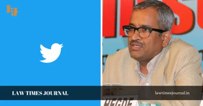 Senior Advocate Sanjay Hegde issues notice to Twitter over his suspesion of account