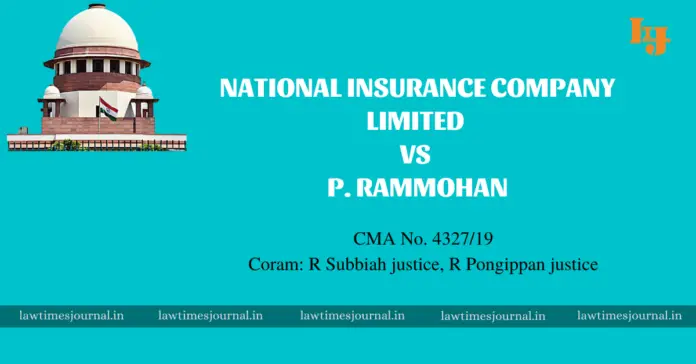 National Insurance Company Limited vs P. Rammohan