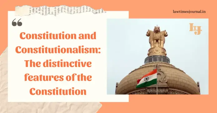 Constitution and Constitutionalism