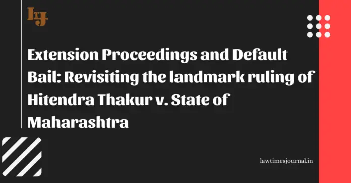 Hitendra Thakur vs. State of Maharashtra