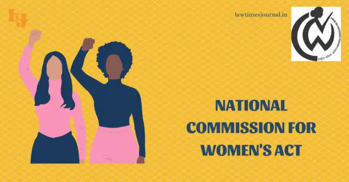 National Commission for Women's Act