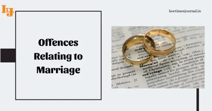 offences relating to marriage