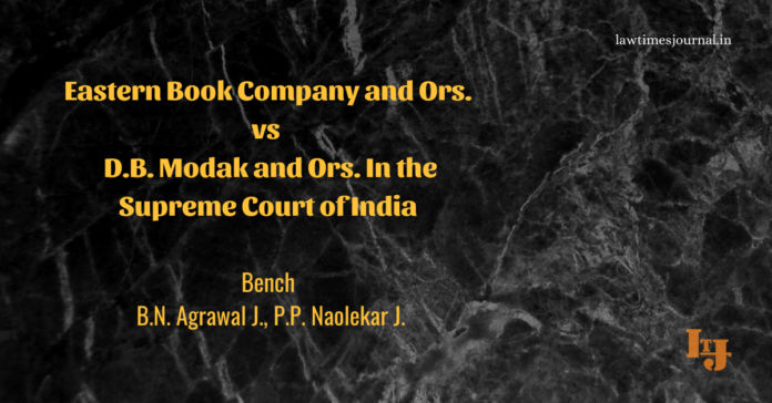 Eastern Book Company and Ors. vs D.B. Modak and Ors.
