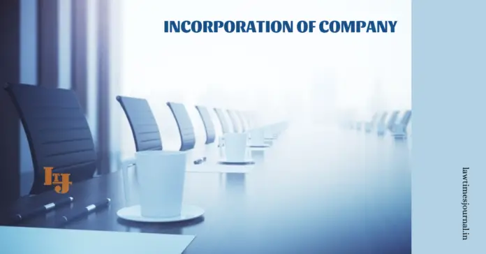incorporation of Companies
