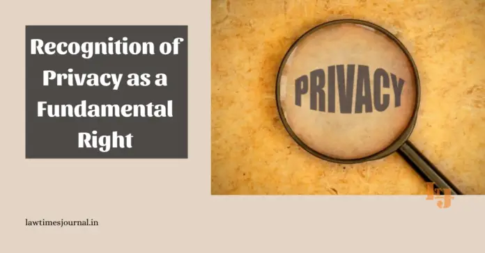 Right to privacy