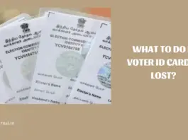 What to do if Voter ID card is lost?
