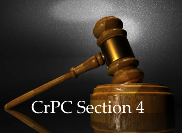 Section 4 - CrPC