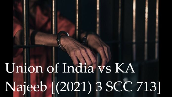 Union of India vs KA Najeeb